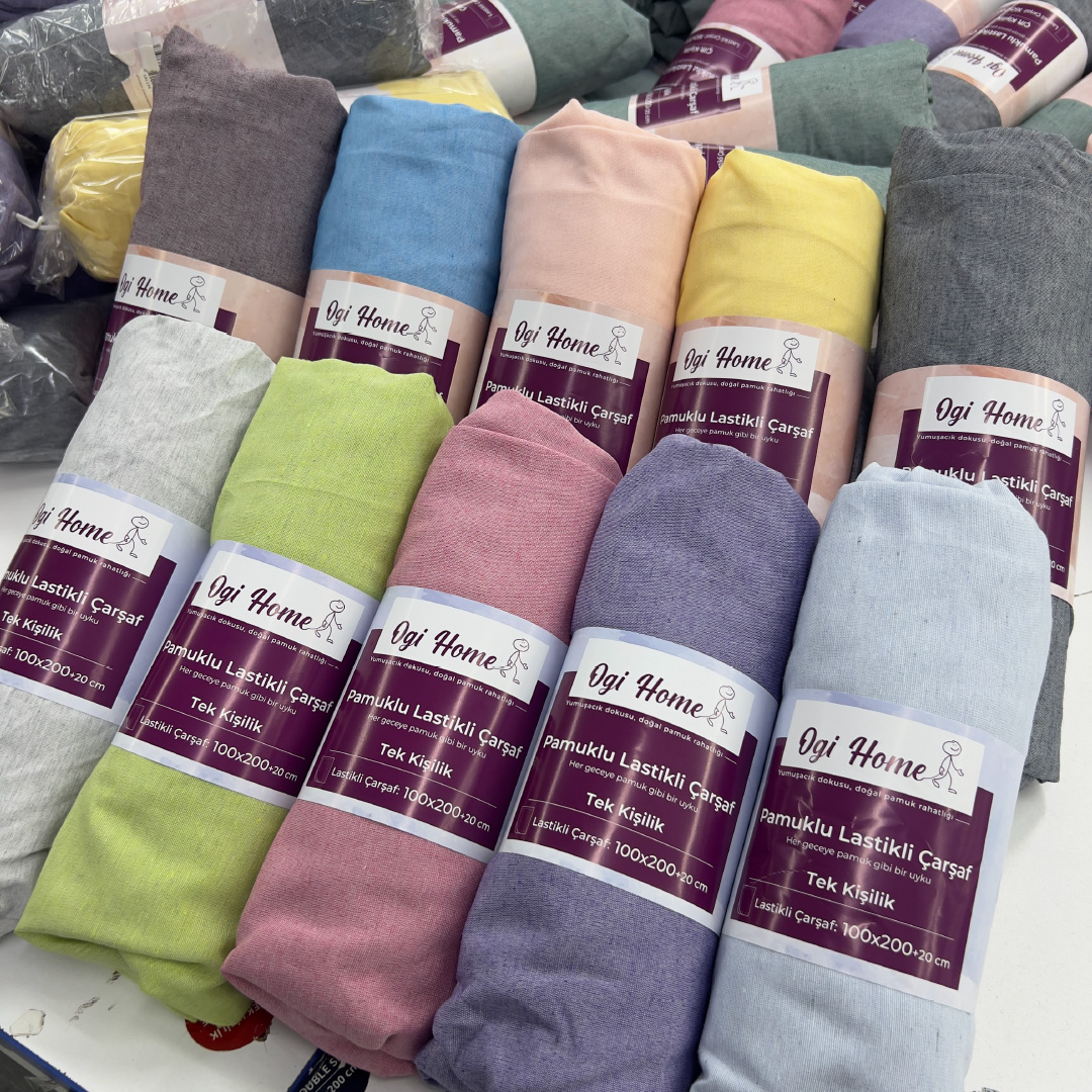 Pamuklu Lastikli Çarşaf