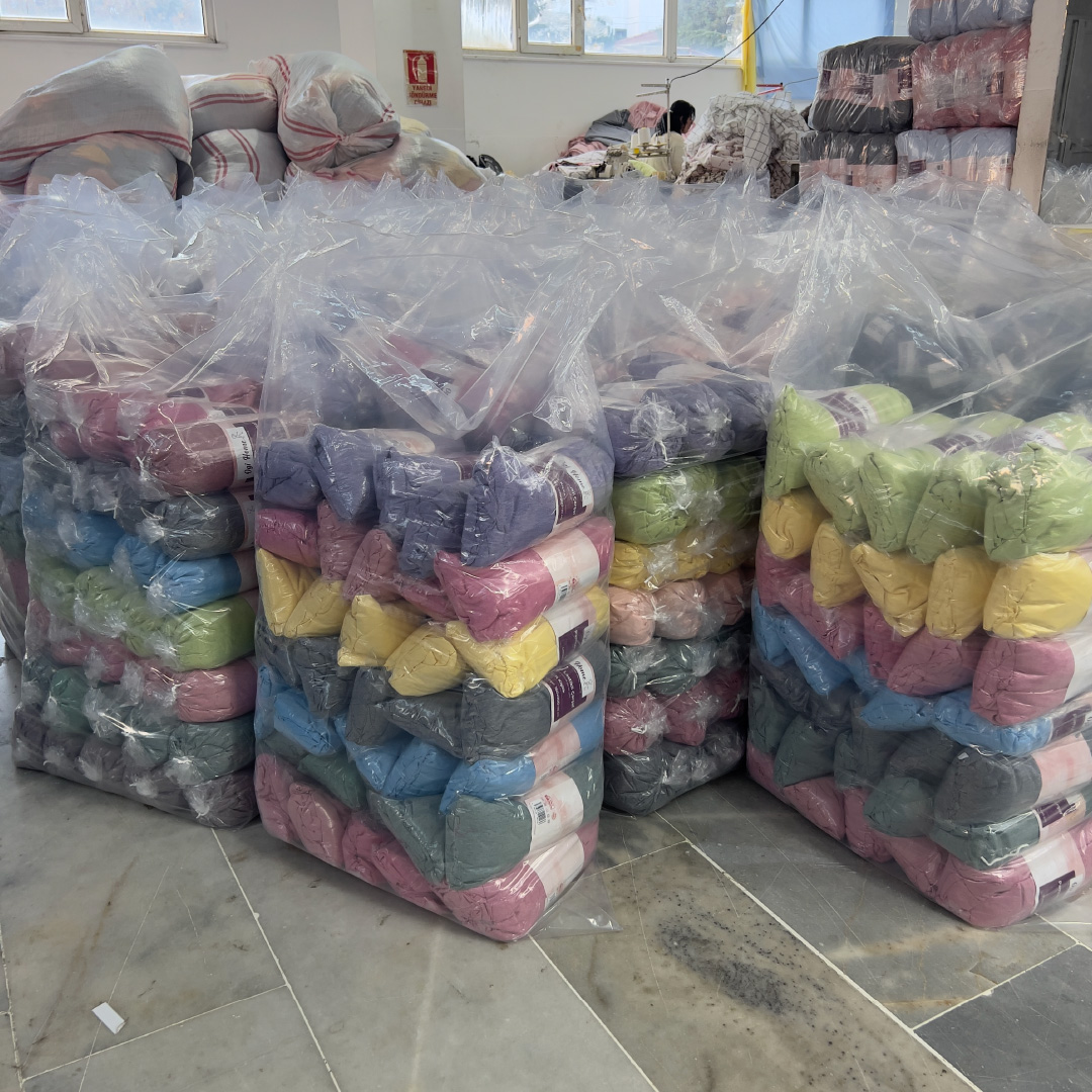 Pamuklu Lastikli Çarşaf Yastıklı Takım