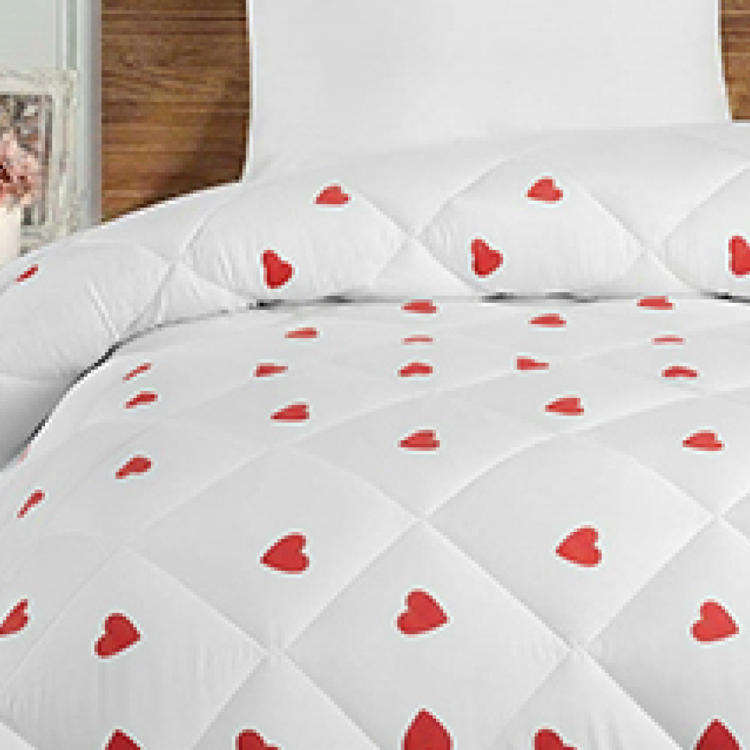 Desenli Silikon Yorgan