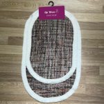 İkili Naturel Pamuk  Dokuma Klozet Takımı - 2