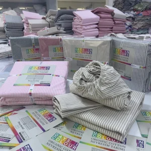 Pera Serisi Natural Pamuklu Nevresim Takımı