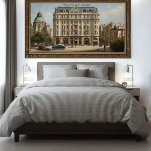 Pera Serisi Naturel Yatak Örtüsü Takımı